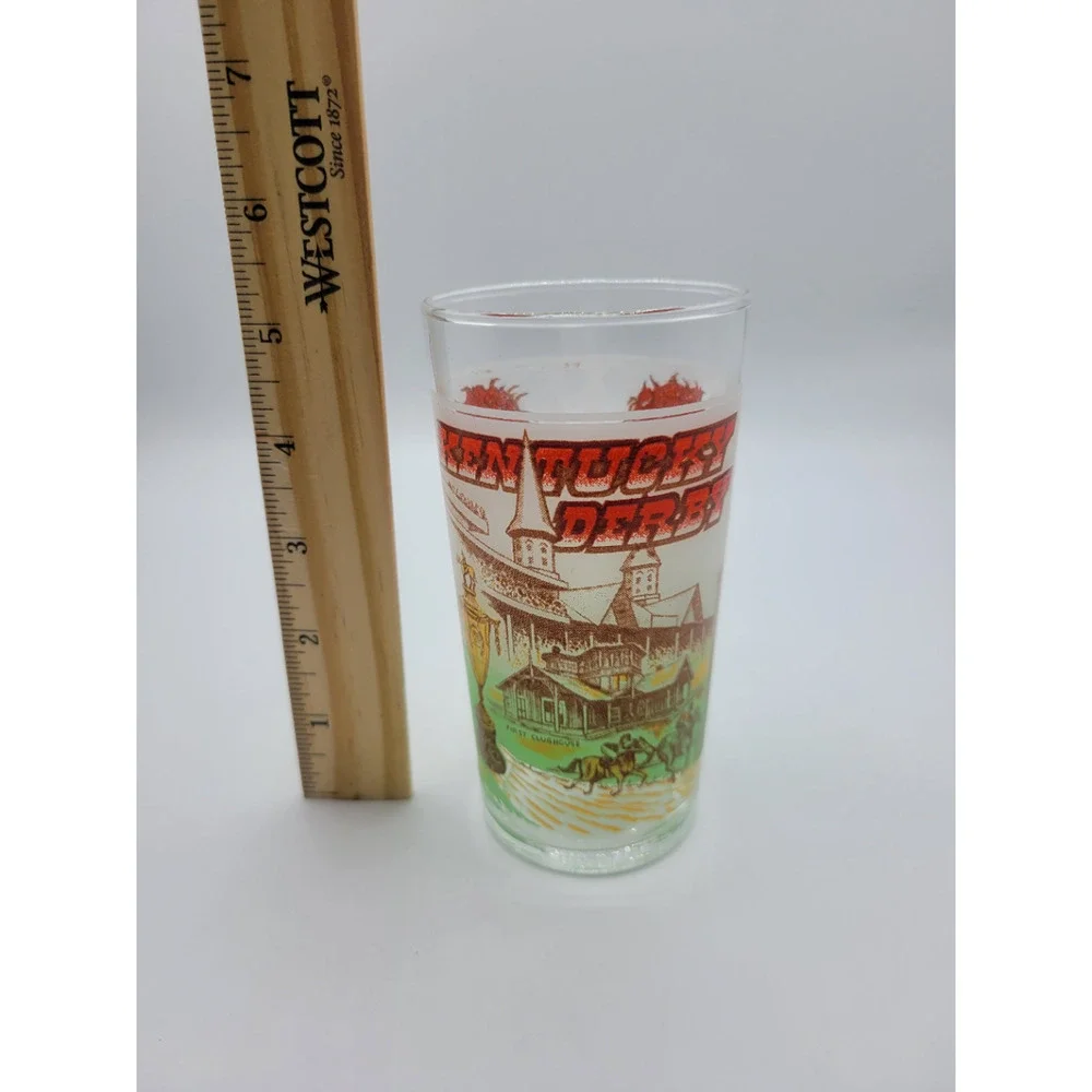 Vintage Childrens Kids Juice Glasses Blue Green Bears Bunnies‎ (2)